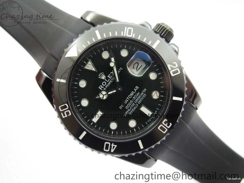 Edition SA3135 Black Black Green Strap Rubber Submariner Best 5GF Ceramic Dial on 40mm 0425